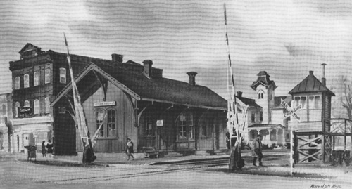 Hackensack, NJ station.